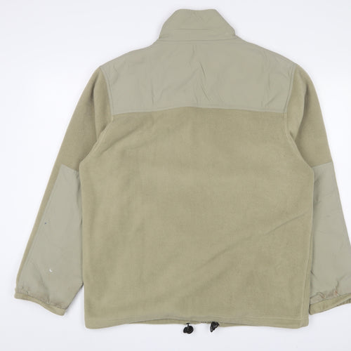 Marks and Spencer Mens Green Jacket Size M Zip - Zip Pockets