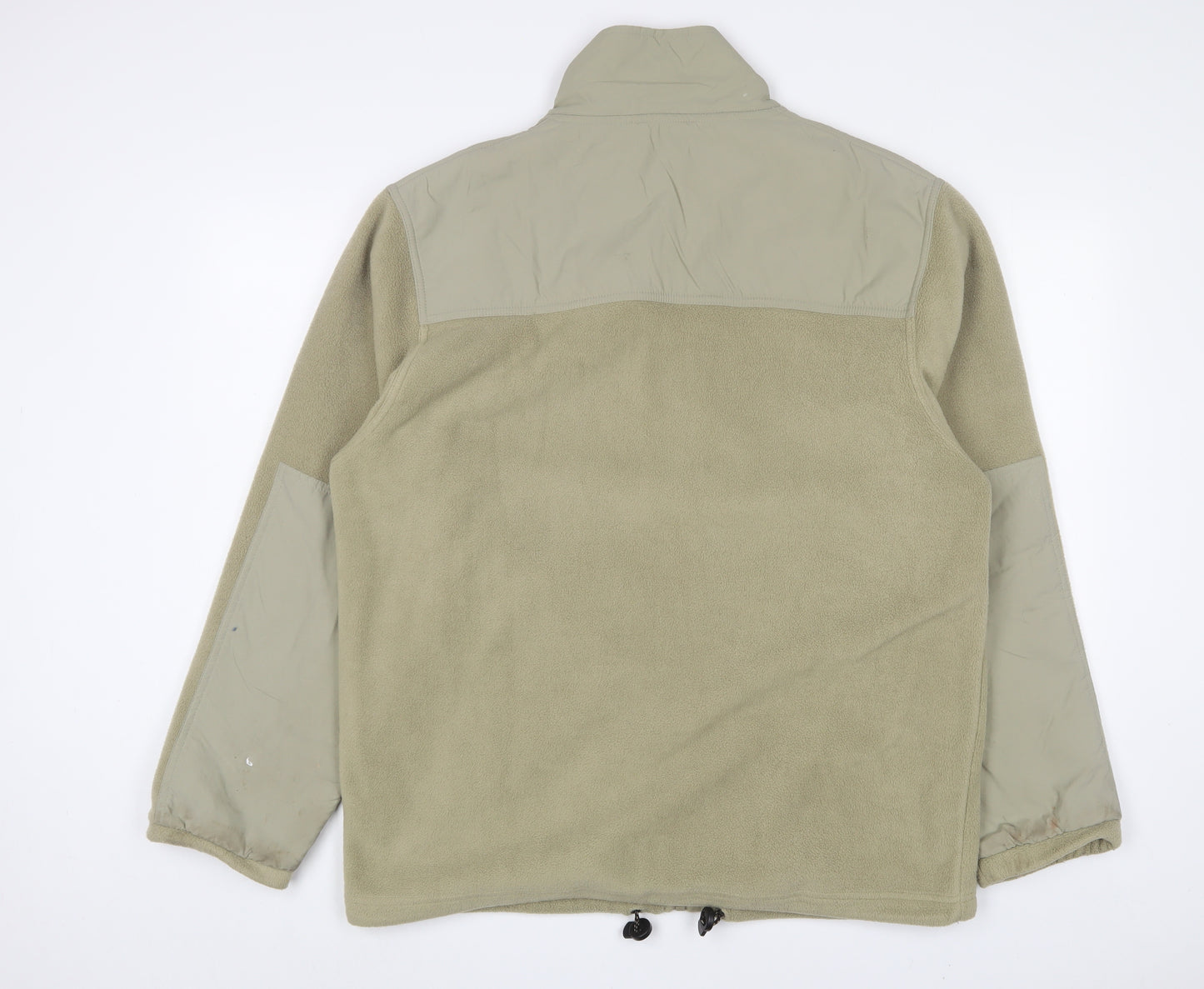 Marks and Spencer Mens Green Jacket Size M Zip - Zip Pockets