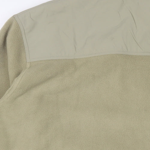 Marks and Spencer Mens Green Jacket Size M Zip - Zip Pockets