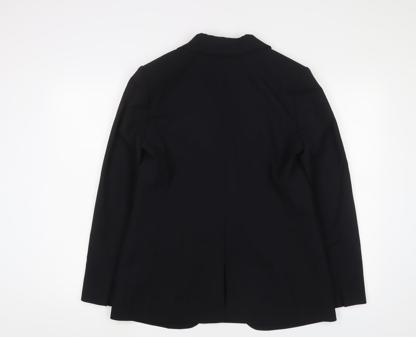 Marks and Spencer Womens Black Jacket Blazer Size 10 Button