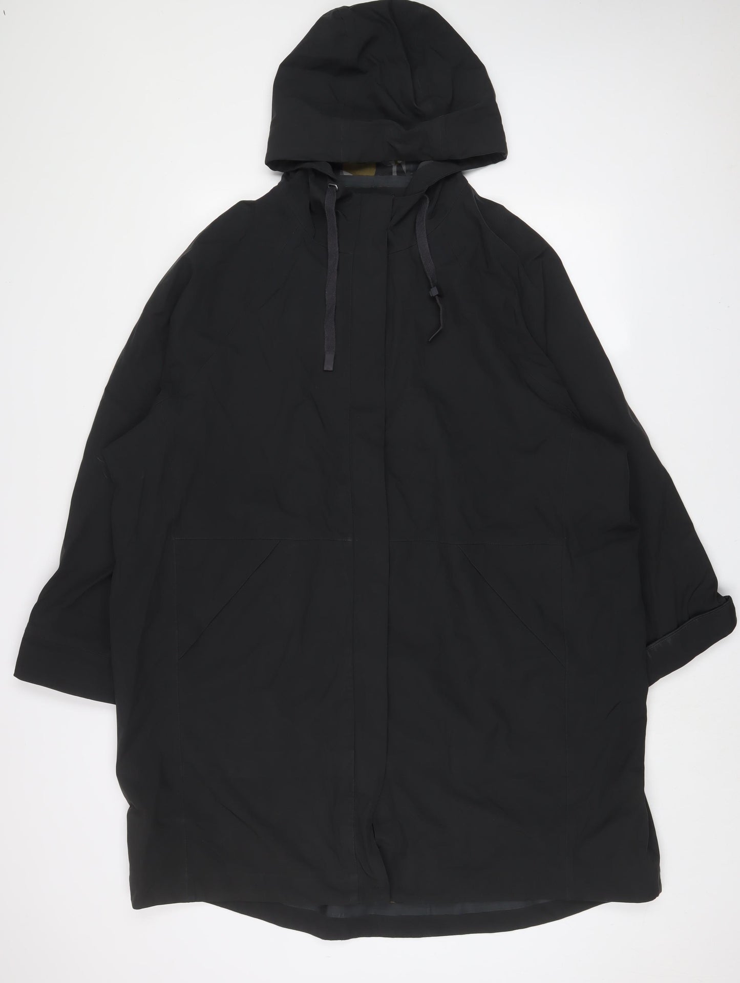 Seasalt Womens Green Rain Coat Coat Size 16 Zip