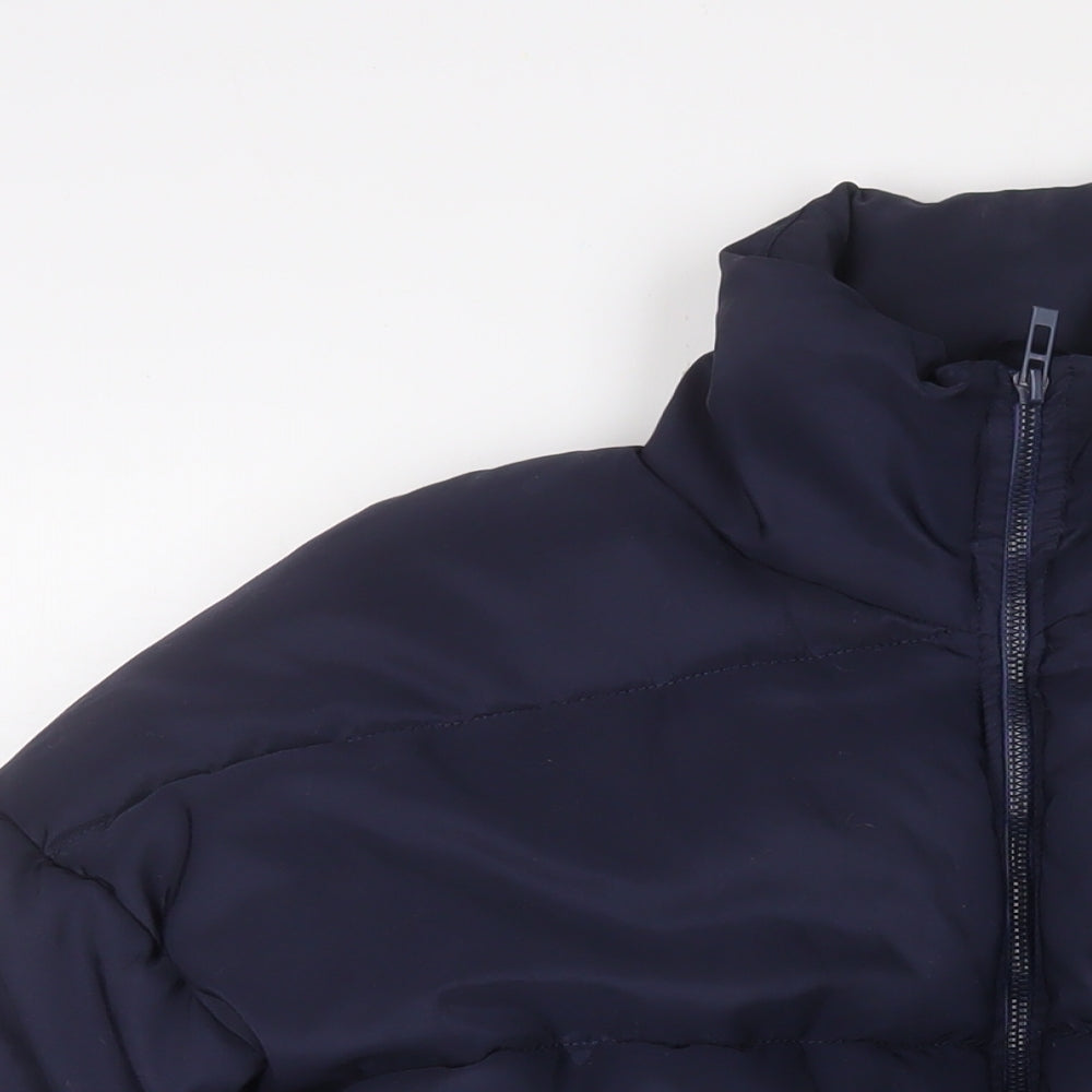 Disora Womens Blue Puffer Jacket Jacket Size XL Zip - Logo