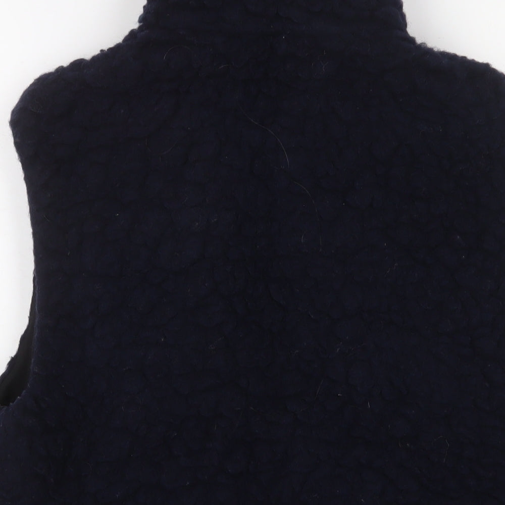 Whistles Womens Blue Gilet Jacket Size S Zip