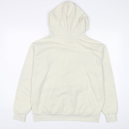 Disney Womens Beige Cotton Pullover Hoodie Size M Pullover - Mickey Mouse