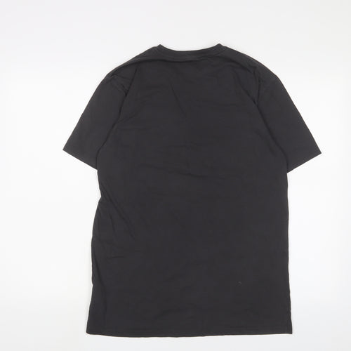 Fox Racing Mens Grey Cotton T-Shirt Size XL Crew Neck - Logo