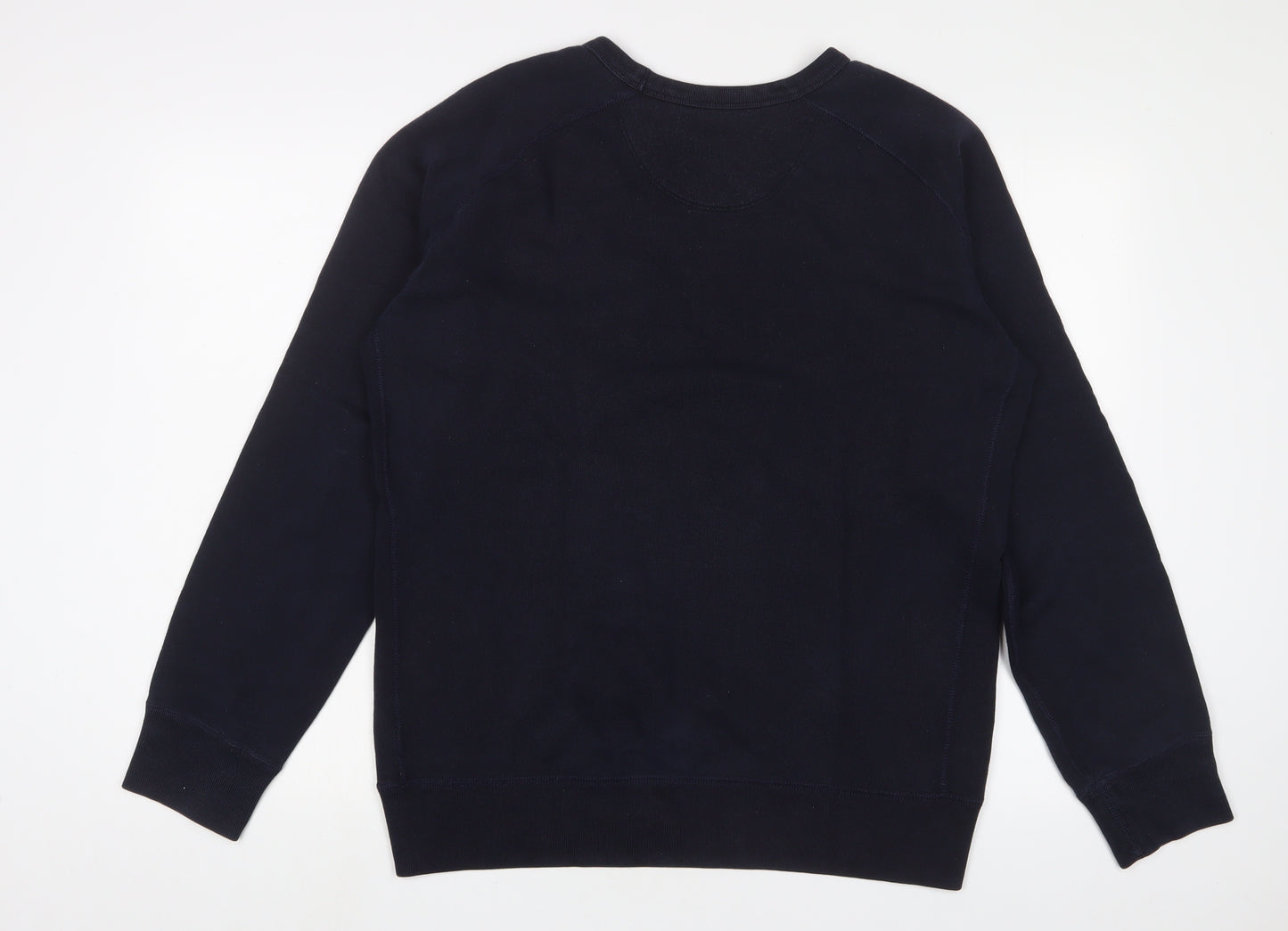 Uniqlo Mens Blue Cotton Pullover Sweatshirt Size M