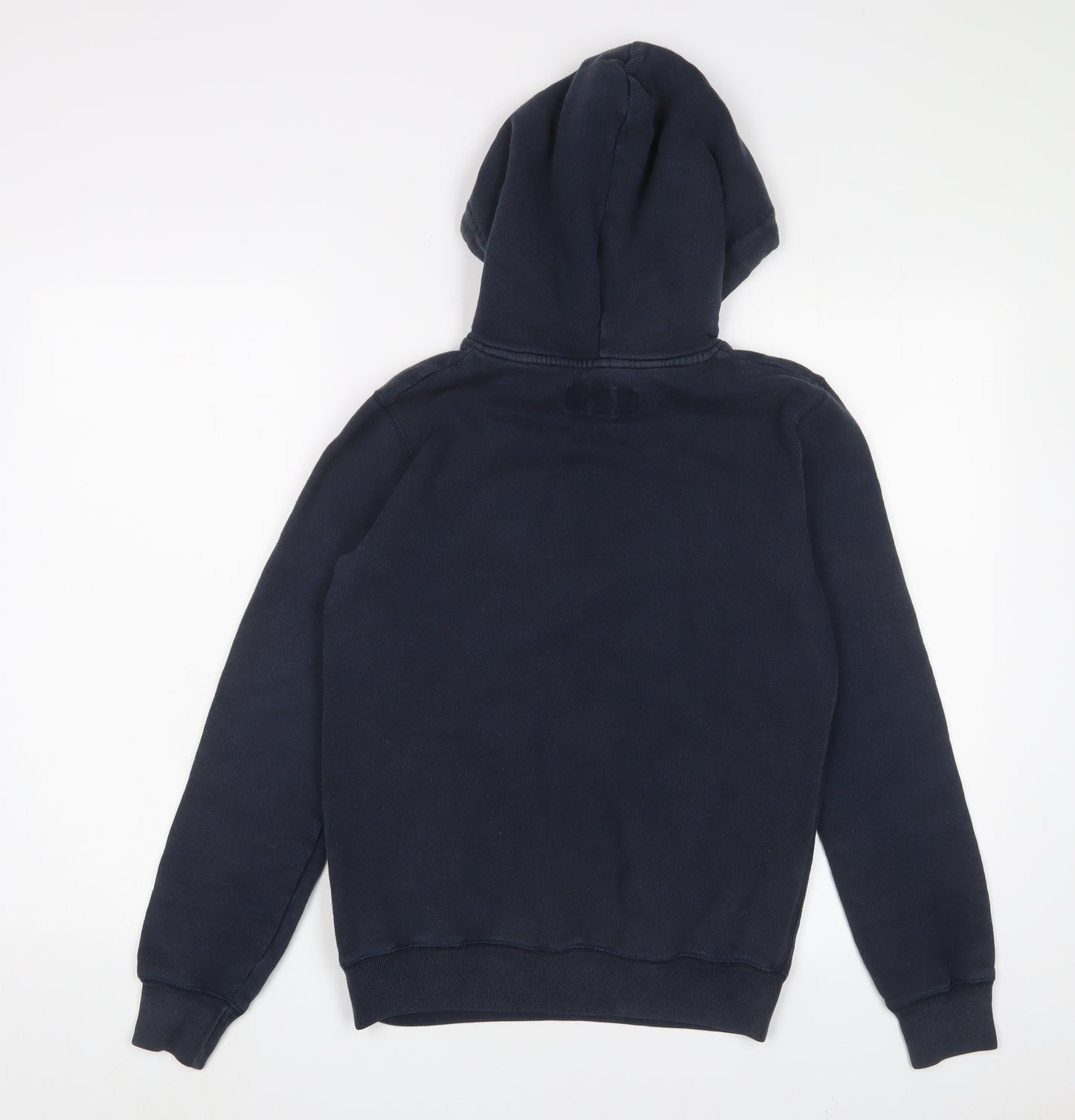 Jack Wills Womens Blue Cotton Pullover Hoodie Size 8 Pullover - Logo