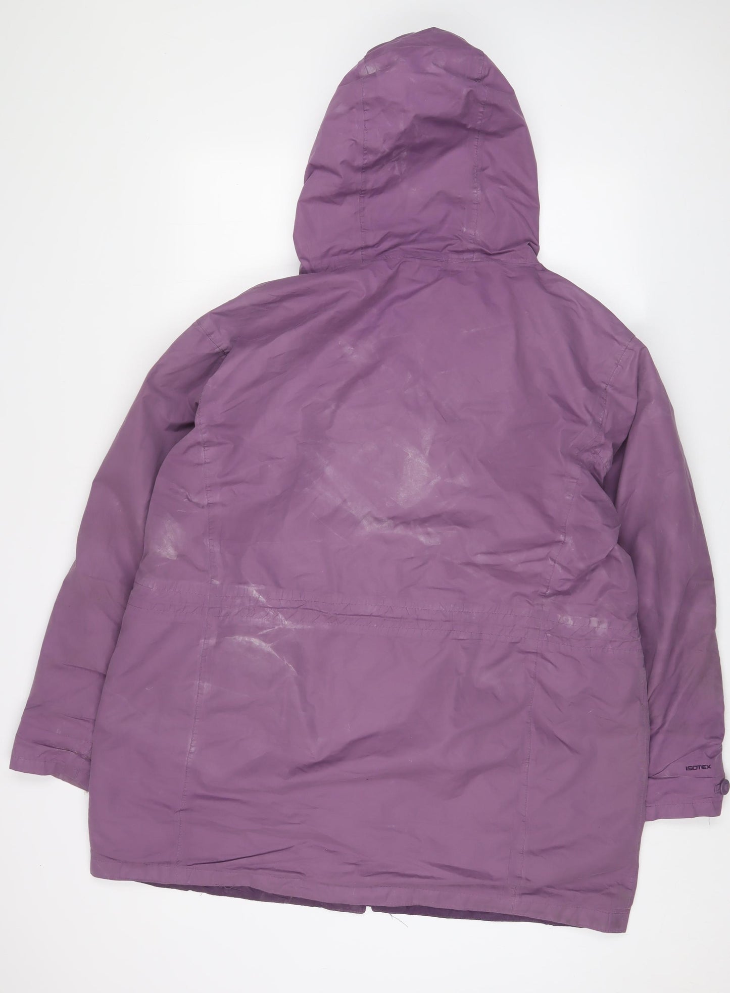 Regatta Womens Purple Rain Coat Jacket Size 20 Zip - Logo, Embroidered