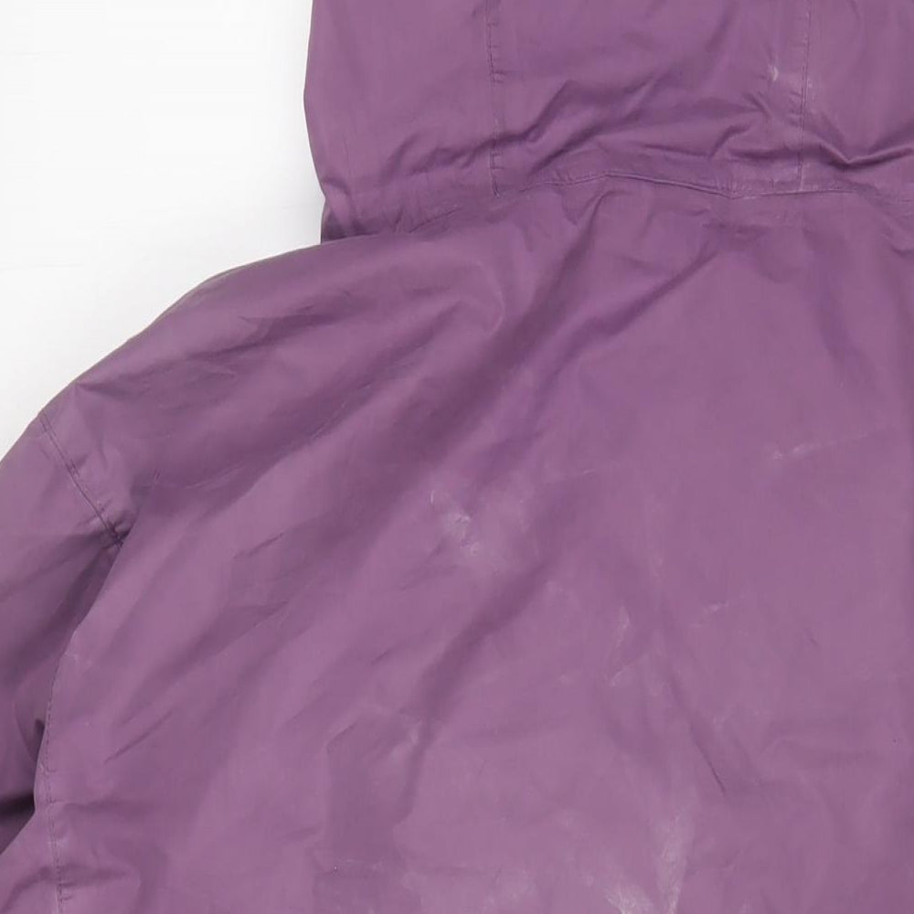 Regatta Womens Purple Rain Coat Jacket Size 20 Zip - Logo, Embroidered