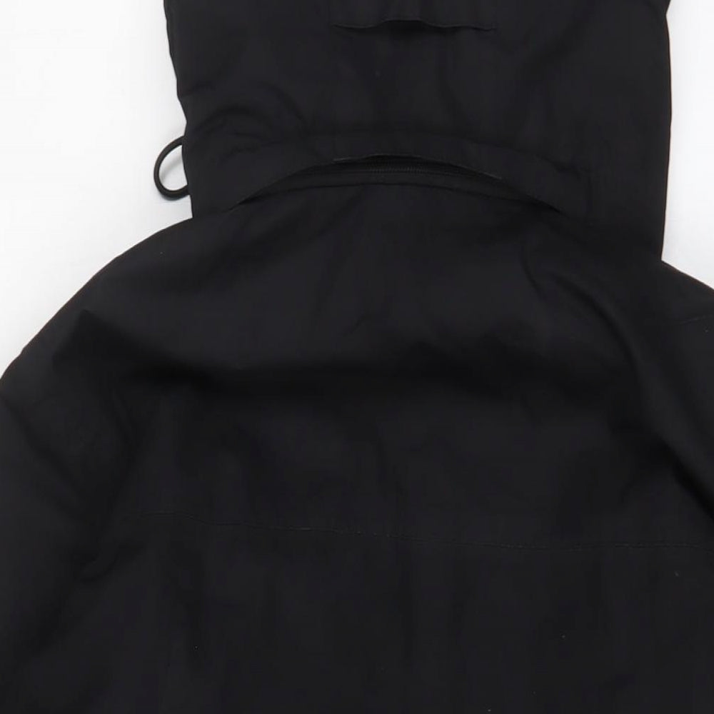 Surfanic Womens Black Ski Jacket Coat Size S Zip - Logo