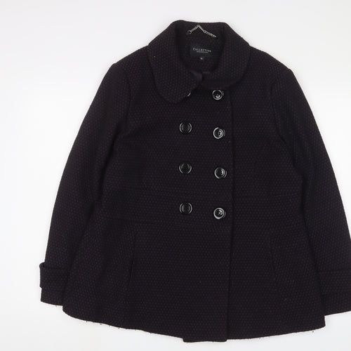 Debenhams Womens Purple Jacket Size 16 Button