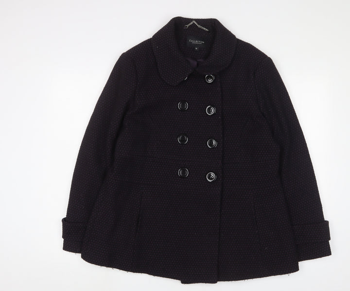 Debenhams Womens Purple Jacket Size 16 Button