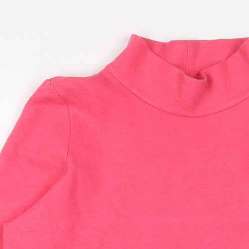 COS Womens Pink Round Neck Wool Pullover Jumper Size M