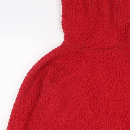 RAB Womens Red Jacket Size 12 Zip - Logo, Embroidered