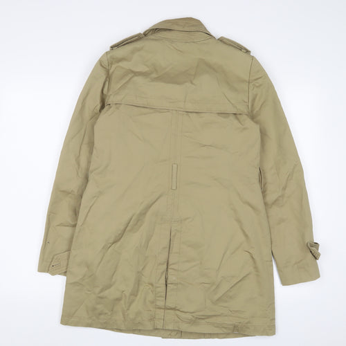 Banana Republic Womens Beige Overcoat Coat Size XS Button