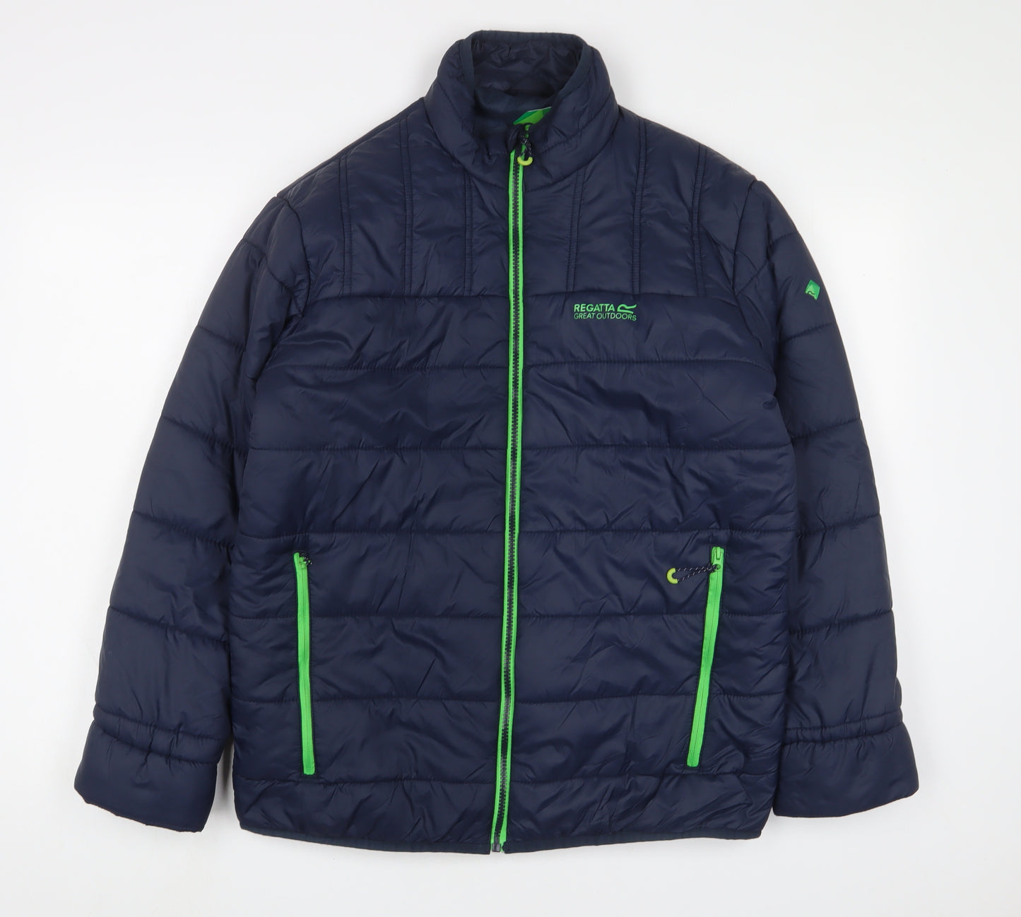 Regatta Mens Blue Puffer Jacket Jacket Size M Zip - Estimated size