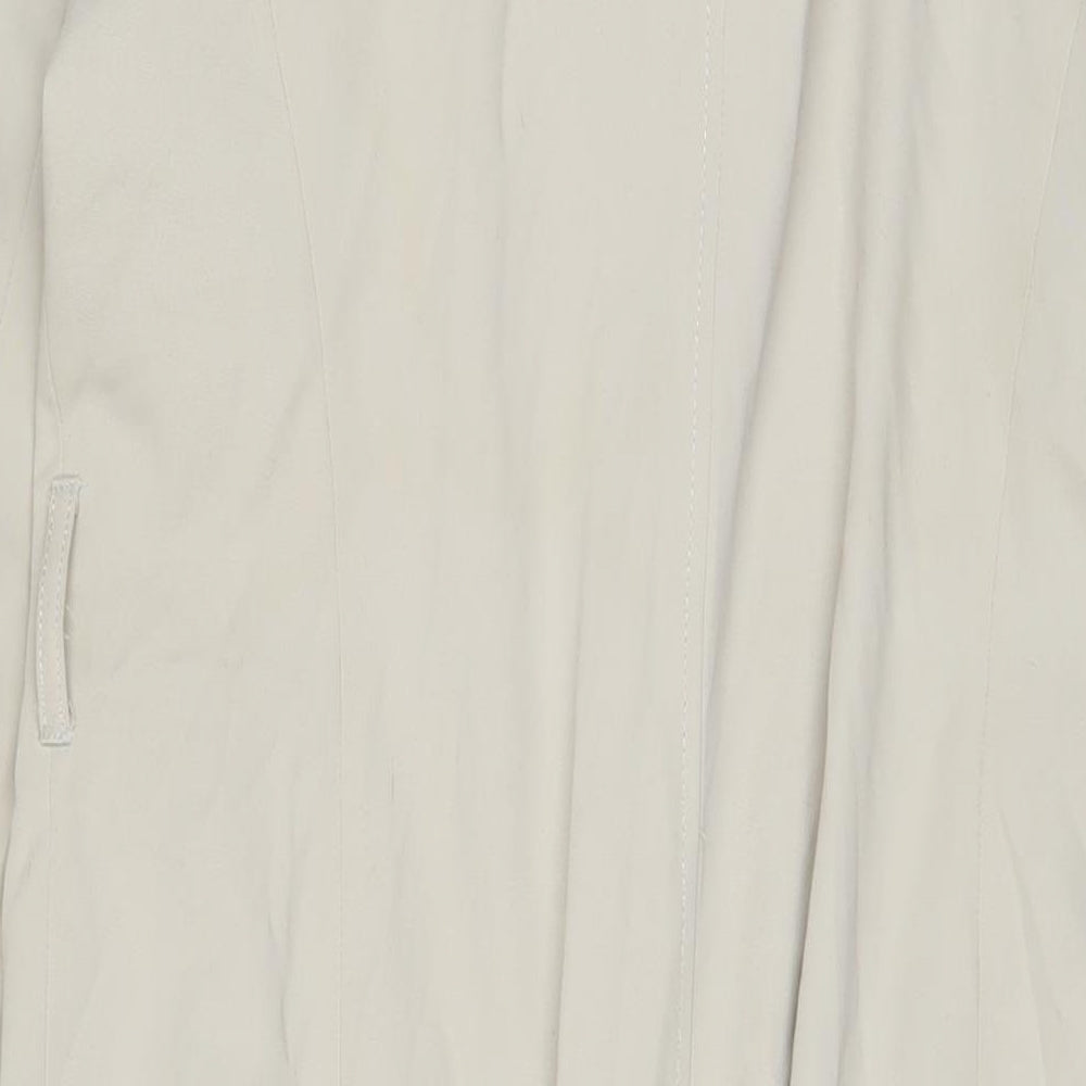 Wallis Womens Beige Overcoat Coat Size 14 Button