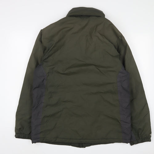 Regatta Mens Green Jacket Coat Size L Zip - Logo