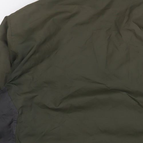 Regatta Mens Green Jacket Coat Size L Zip - Logo