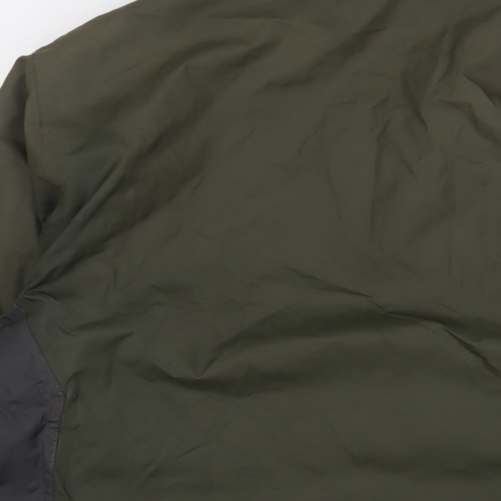 Regatta Mens Green Jacket Coat Size L Zip - Logo