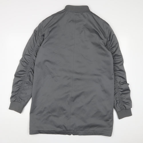 Brave Soul Womens Grey Jacket Size M Zip