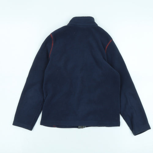 DECATHLON Boys Blue Jacket Size 5-6 Years Zip - Logo