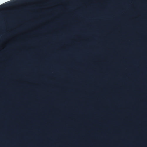 Marks and Spencer Mens Blue Cotton Polo Size 3XL Collared