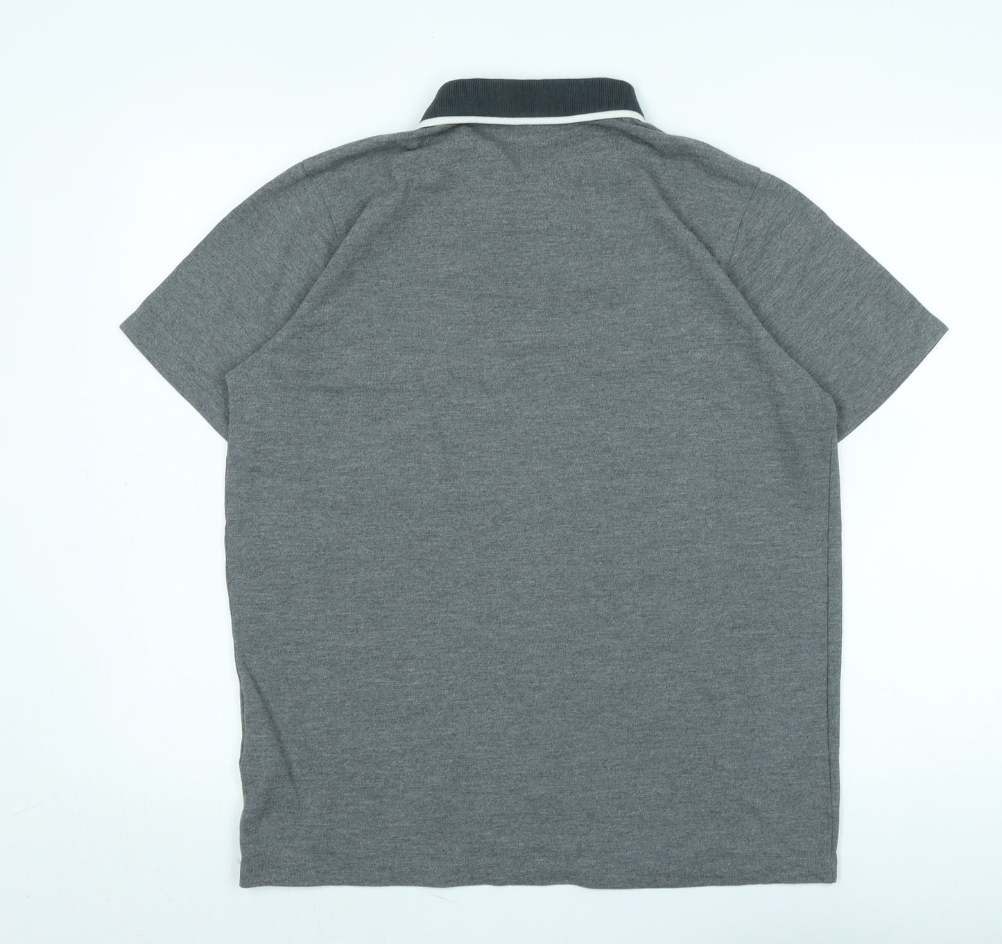 Merc Mens Grey Cotton Polo Size XL Collared