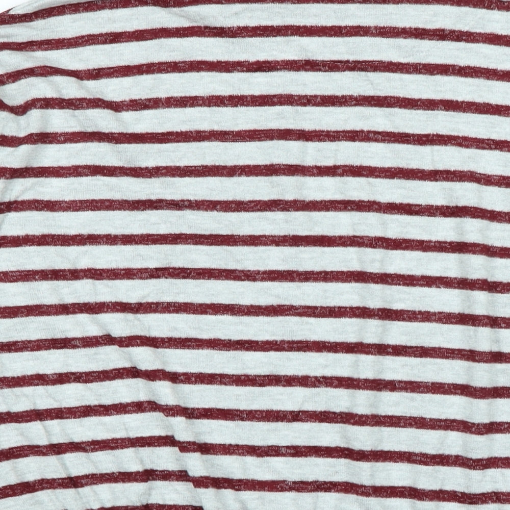 Marks and Spencer Girls Grey Solid Cotton Top Pyjama Top Size 10-11 Years