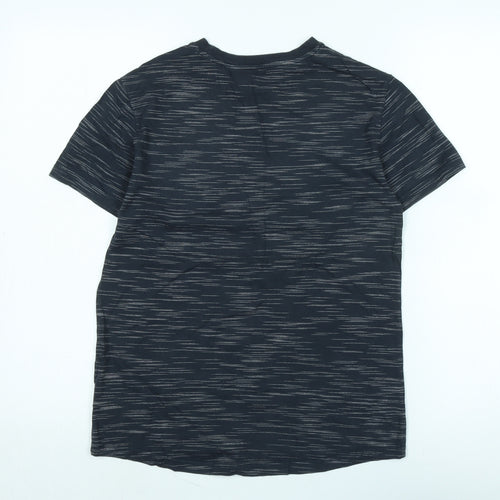 NEXT Boys Grey Cotton Basic T-Shirt Size 11 Years Crew Neck