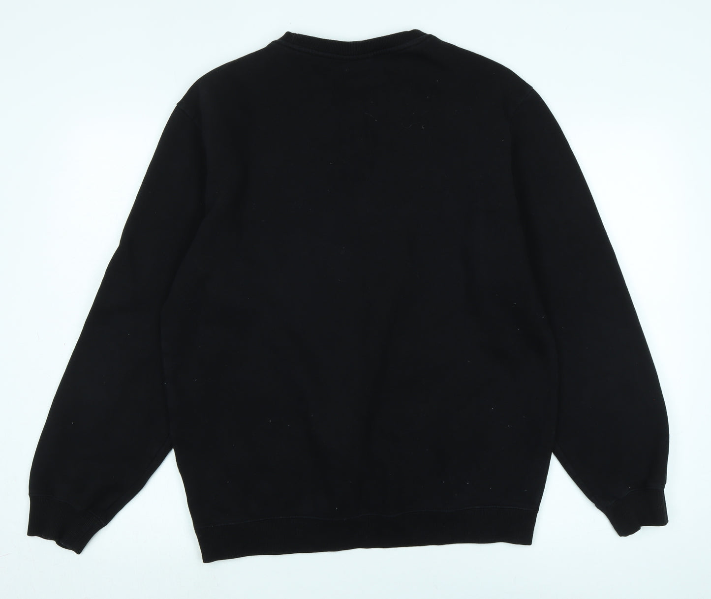 Marks and Spencer Womens Black Cotton Pullover Sweatshirt Size M