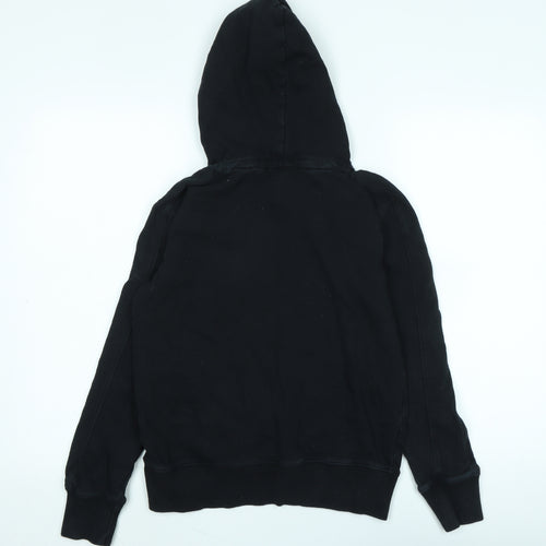 NEXT Boys Black Cotton Pullover Hoodie Size M