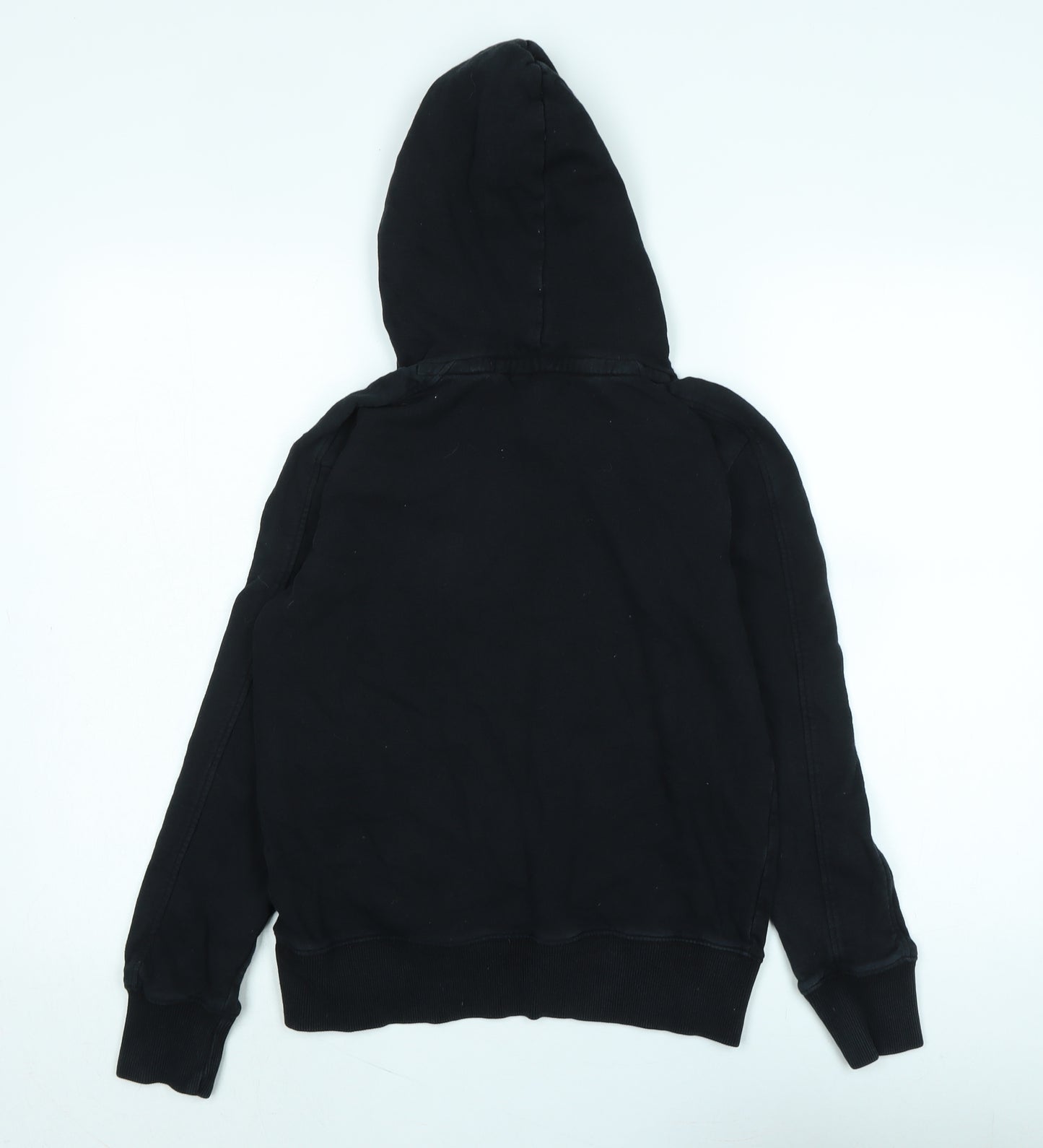 NEXT Boys Black Cotton Pullover Hoodie Size M