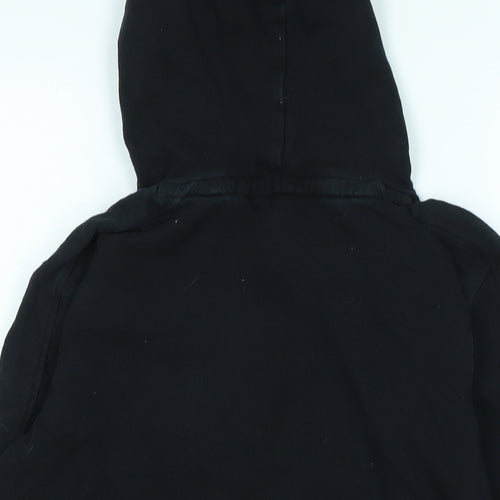 NEXT Boys Black Cotton Pullover Hoodie Size M