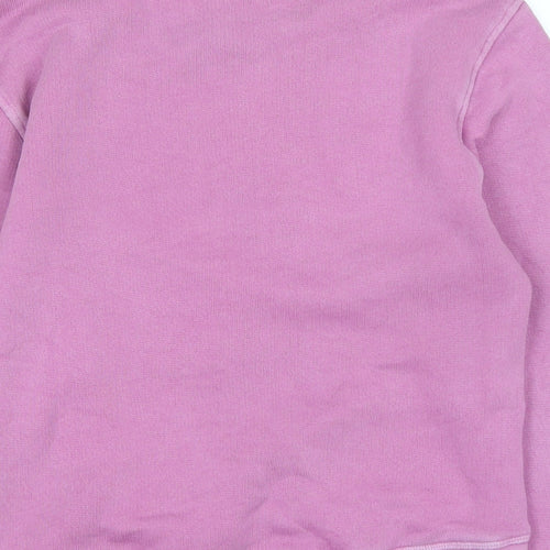 Per Una Womens Purple Cotton Pullover Sweatshirt Size S