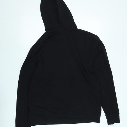 Autograph Womens Black Polyester Pullover Hoodie Size L