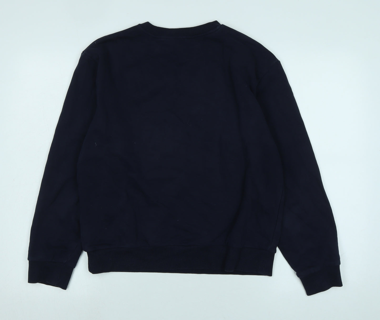 Marks and Spencer Womens Blue Cotton Pullover Sweatshirt Size M