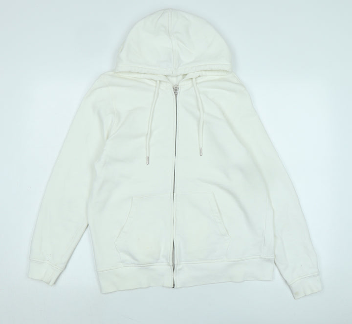 Marks and Spencer Womens Ivory Jacket Size 14 Zip