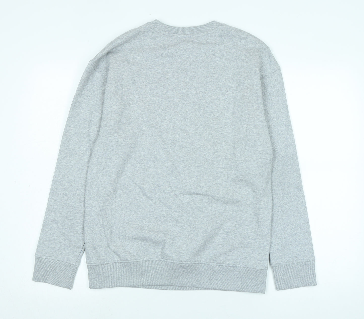 Marks and Spencer Womens Grey Cotton Blend Pullover Sweatshirt Size 8