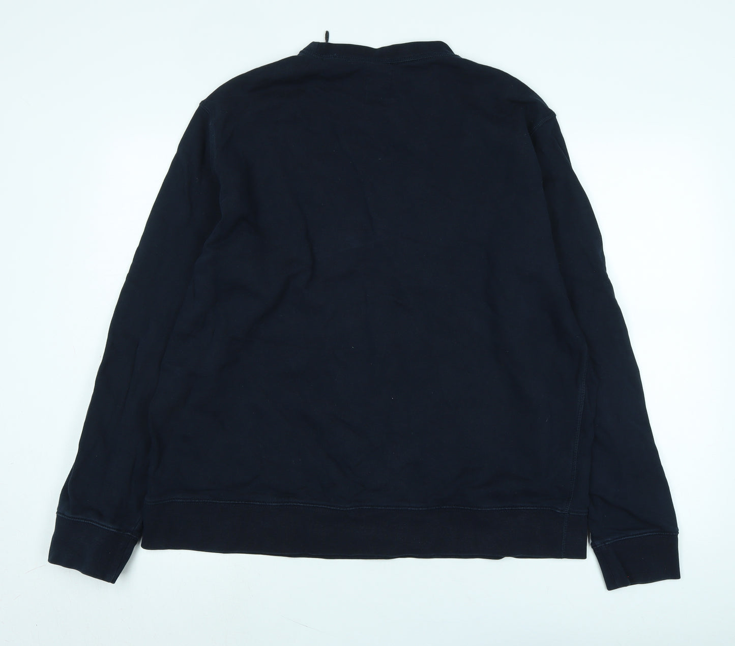 Marks and Spencer Womens Blue Cotton Pullover Sweatshirt Size 2XL
