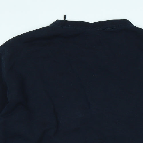 Marks and Spencer Womens Blue Cotton Pullover Sweatshirt Size 2XL