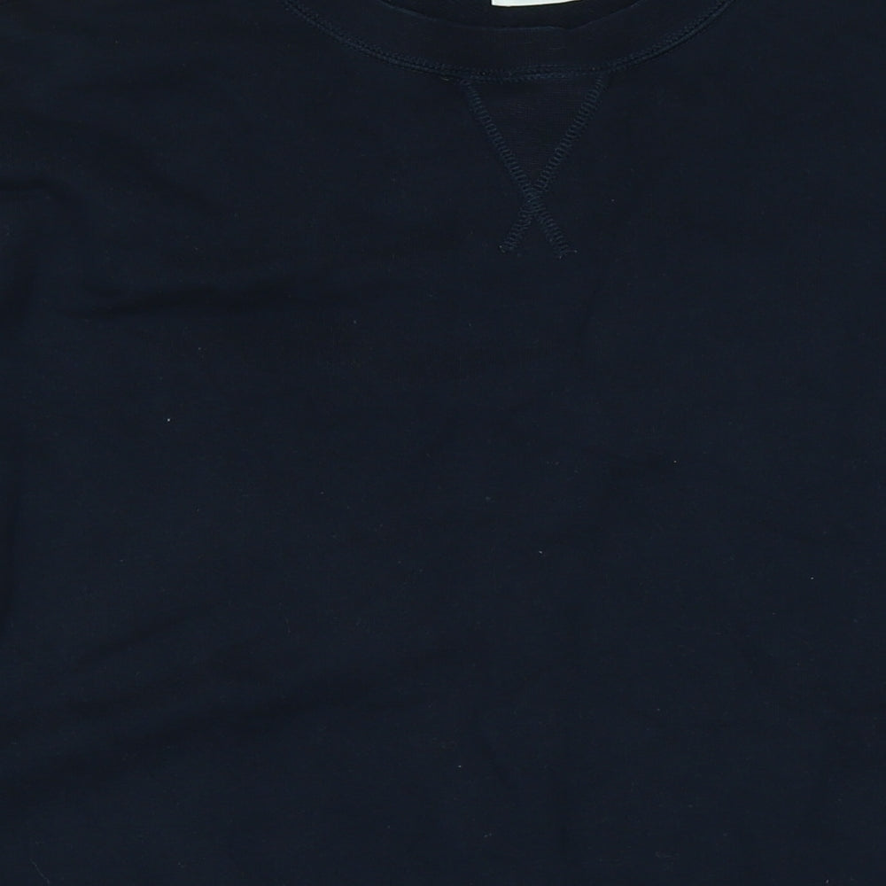 Marks and Spencer Womens Blue Cotton Pullover Sweatshirt Size 2XL