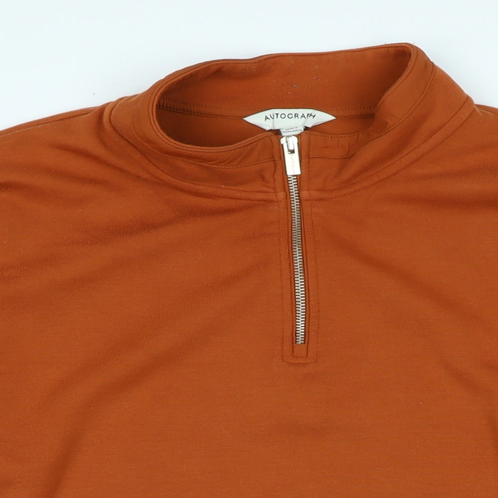Marks and Spencer Mens Brown Cotton Pullover Sweatshirt Size 3XL