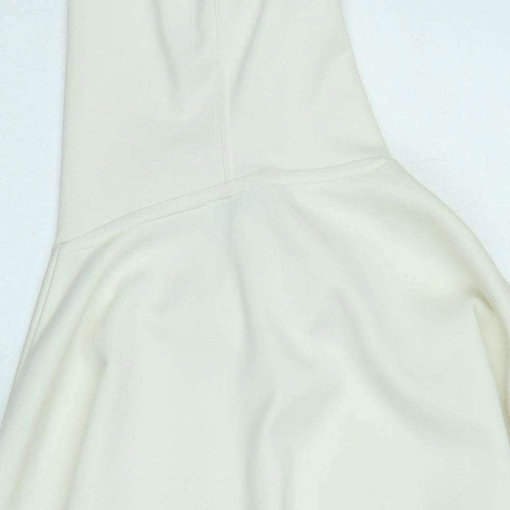 Marks and Spencer Womens Ivory Polyester Pullover Hoodie Size 18
