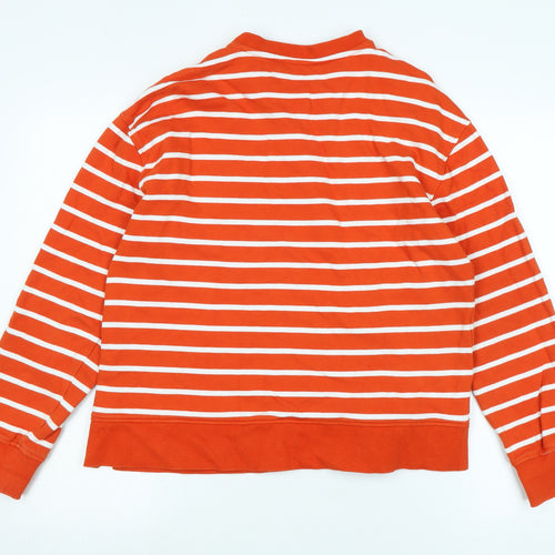 Marks and Spencer Womens Orange Camel Pullover Sweatshirt Size 14
