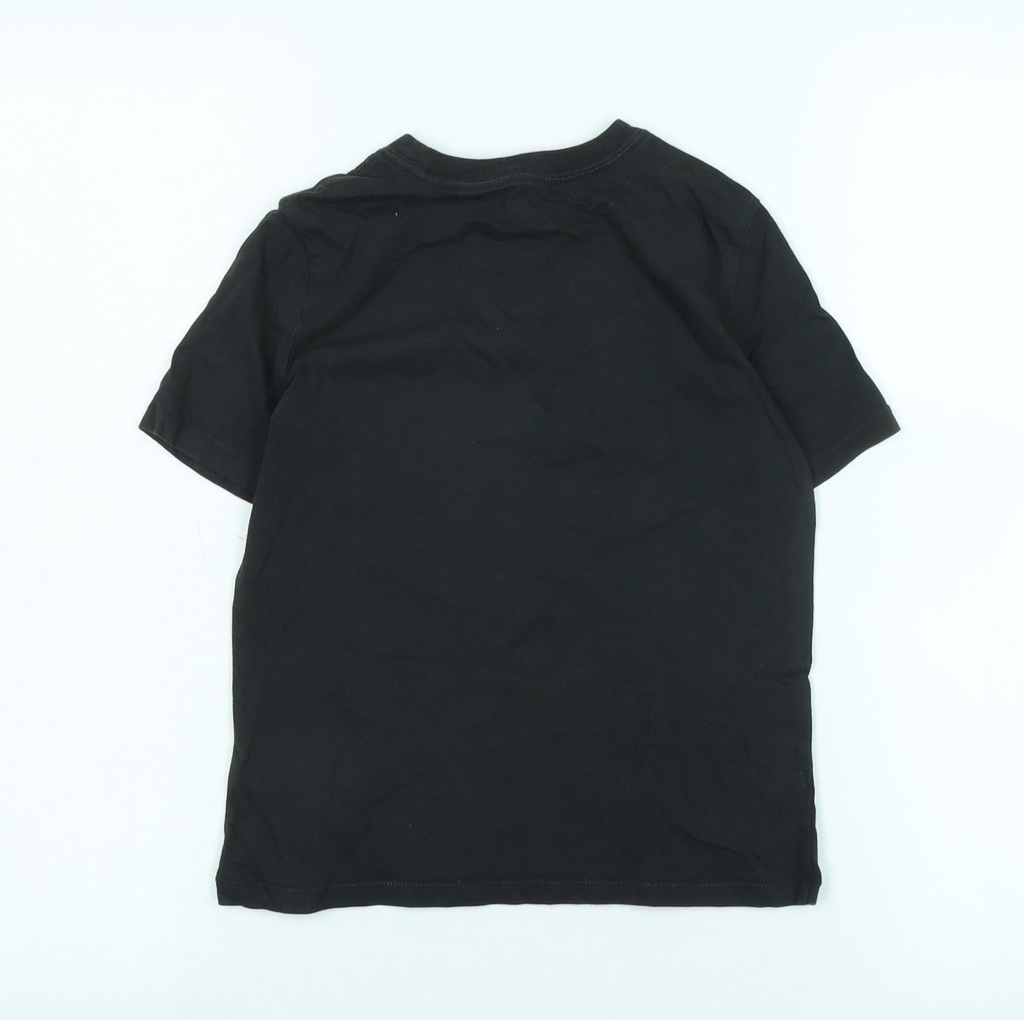 Star Wars Boys Grey Cotton Basic T-Shirt Size S Crew Neck