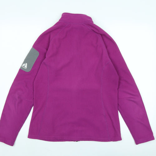 Polartec Womens Purple Jacket Size M Zip