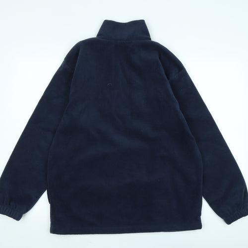 G&G Womens Blue Polyester Pullover Sweatshirt Size S