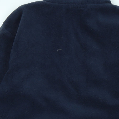 G&G Womens Blue Polyester Pullover Sweatshirt Size S