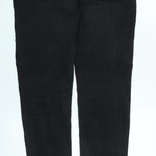 Nines Mens Black Cotton Straight Jeans Size 34 in L32 in Regular Zip